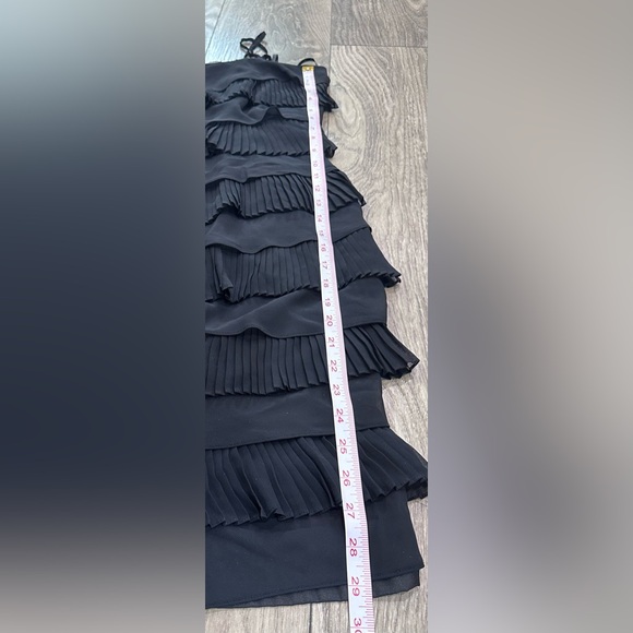 🖤🖤Calvin Klein Women’s Black Ruffle Spaghetti Strap Dress -🖤🖤 - Picture 8 of 9